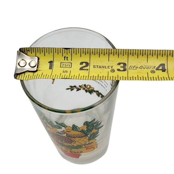 NWT Vintage 12 Days of Christmas Glasses Indiana Glass - Picture 7 of 7